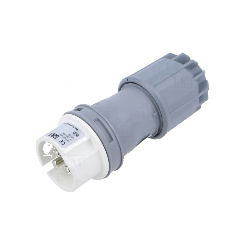 Conector alimentare AC 16A IEC 60309 IP44 mufă tată 3 pini | Electronic-mag.ro | Componente Electronice