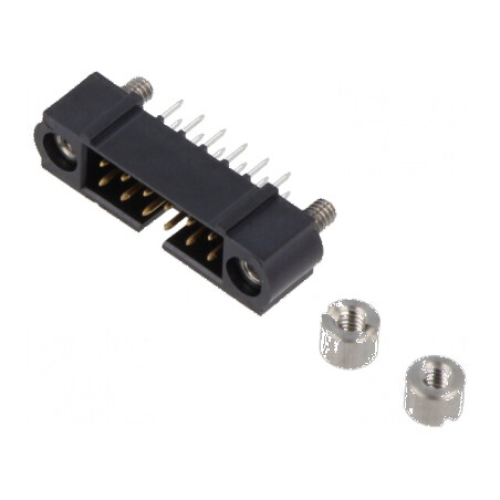 Conector PCB-cablu/PCB soclu tată PIN 12 Datamate J-Tek THT | Electronic-mag.ro | Componente Electronice