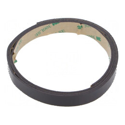 Bandă magnetică cauciuc 12mm x 1m, grosime 1,55mm, rezistență -40÷71°C | Electronic-mag.ro | Componente Electronice
