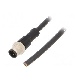 Cablu M12 PIN 5 drept 1m 60VAC 4A M12A | Electronic-mag.ro | Componente Electronice