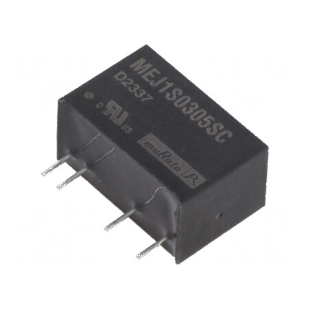 Convertor DC/DC 1W 2,97-3,63V la 5V 200mA SIP | Electronic-mag.ro | Componente Electronice