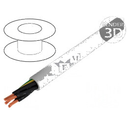 Cablu ÖLFLEX® 191 4G6mm² neecranat 300V/500V Cu litat gri | Electronic-mag.ro | Componente Electronice