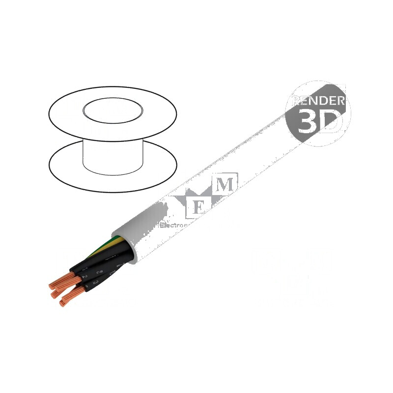Cablu ÖLFLEX® 191 4G6mm² neecranat 300V/500V Cu litat gri | Electronic-mag.ro | Componente Electronice Cablu ÖLFLEX® 191 4G6mm² neecranat 300V/500V Cu litat gri | Electronic-mag.ro | Componente Electronice