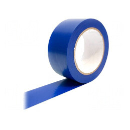 Bandă de marcare albastră autoadezivă 33m x 50mm x 0,15mm | Electronic-mag.ro | Componente Electronice
