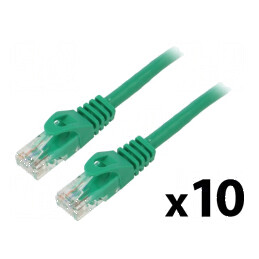 Cabluri patch U/UTP 5e litat CCA PVC verde 3m 26AWG | Electronic-mag.ro | Componente Electronice