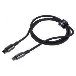 Cablu USB 2.0 Apple Lightning și USB C, 2m, High Speed | Electronic-mag.ro | Componente Electronice