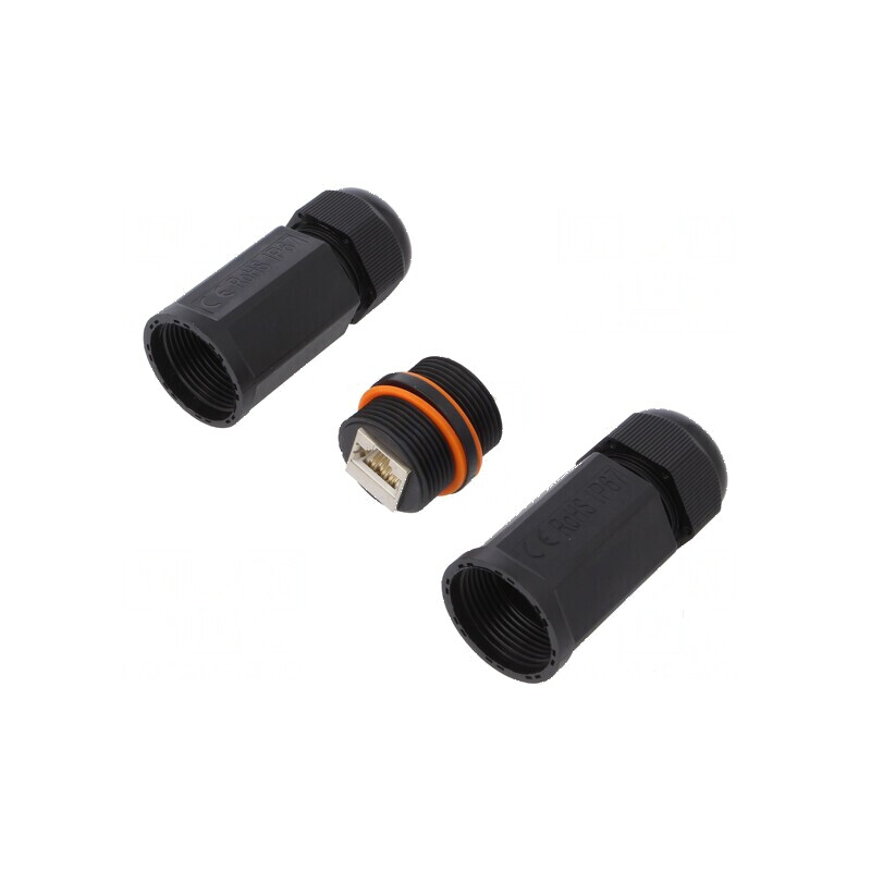 Adaptor soclu Cat 6a ecranat 8p8c RJ45 x2 | Electronic-mag.ro | Componente Electronice Adaptor soclu Cat 6a ecranat 8p8c RJ45 x2 | Electronic-mag.ro | Componente Electronice