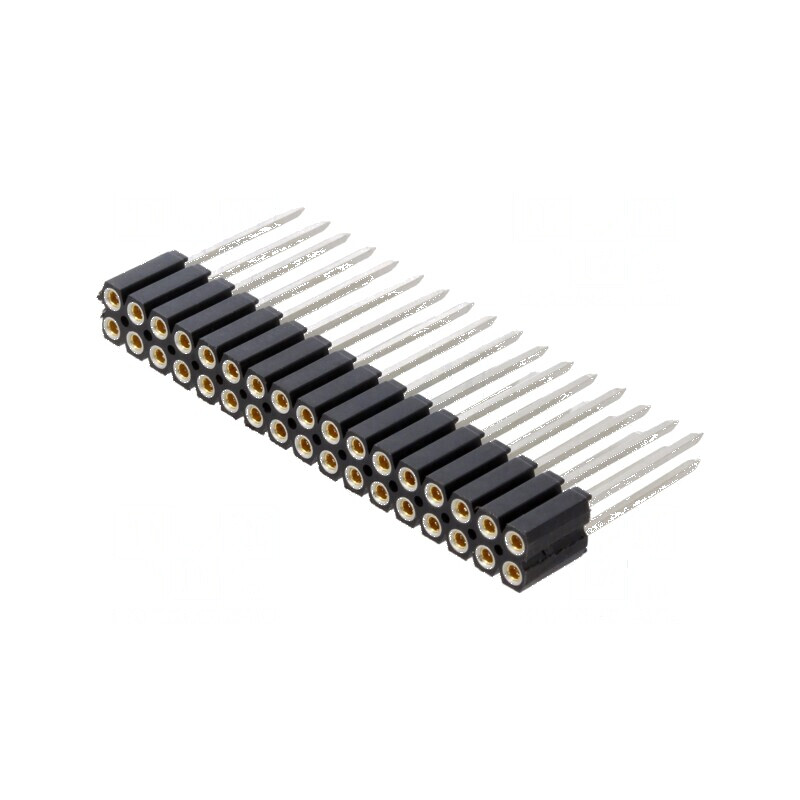 Conector şiruri pini soclu mamă PIN 34 drept 2,54mm THT 2x17 | Electronic-mag.ro | Componente Electronice