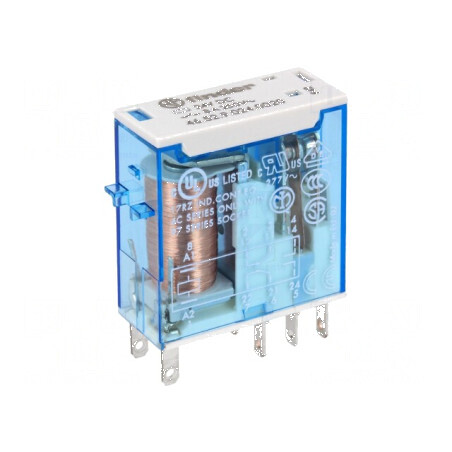 Releu electromagnetic DPDT 24VDC miniatură industrială 5mm | Electronic-mag.ro | Componente Electronice