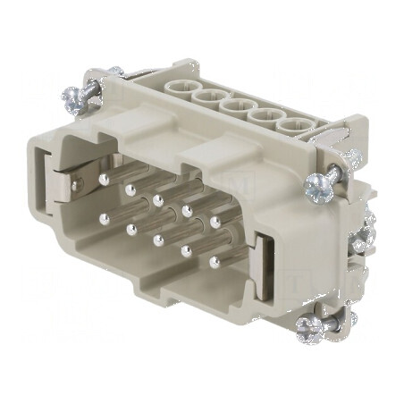 Conector HDC inserturi contact tată EPIC H-BE PIN 10 16A | Electronic-mag.ro | Componente Electronice