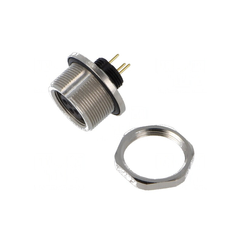 Conector M9 soclu mamă aurit 125V IP67 3 pini | Electronic-mag.ro | Componente Electronice Conector M9 soclu mamă aurit 125V IP67 3 pini | Electronic-mag.ro | Componente Electronice
