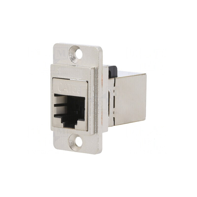 Adaptor DUALSLIM Cat 5e Ecranat 8p8c 29mm Metal | Electronic-mag.ro | Componente Electronice Adaptor DUALSLIM Cat 5e Ecranat 8p8c 29mm Metal | Electronic-mag.ro | Componente Electronice