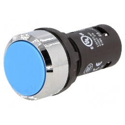 Comutator 22mm Acţionat prin Apăsare 1 NO Poz.i Stabil | Electronic-mag.ro | Componente Electronice