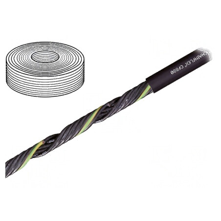 Cablu de control chainflex® CF880 25G 0,5mm2 PVC negru | Electronic-mag.ro | Componente Electronice