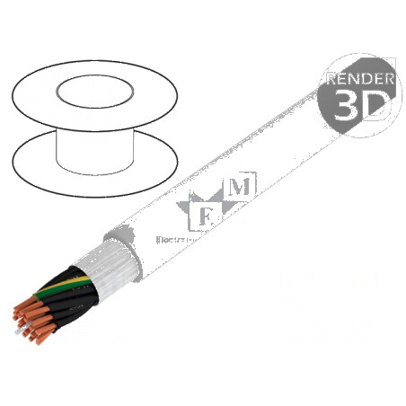 Cablu de control ÖLFLEX® FD CLASSIC 810 18G1mm2 PVC | Electronic-mag.ro | Componente Electronice
