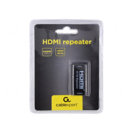 Repeater HDMI 1.4 cu soclu HDMI negru | Electronic-mag.ro | Componente Electronice