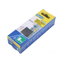 Piuliță nit M3 oțel 20 buc cu burghiu pentru grosimi 0,5-1,5mm | Electronic-mag.ro | Componente Electronice