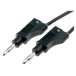 Cablu de măsurare 70VDC 33VAC 20A cu soclu axial 4mm negru | Electronic-mag.ro | Componente Electronice