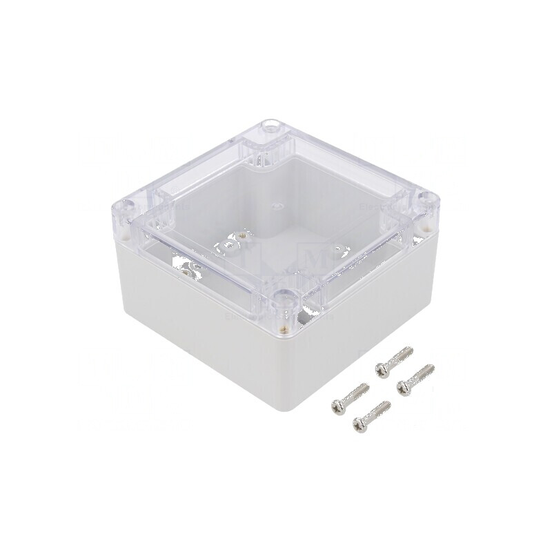 Carcasă universală policarbonat IP65 100mm x 100mm x 55mm | Electronic-mag.ro | Componente Electronice Carcasă universală policarbonat IP65 100mm x 100mm x 55mm | Electronic-mag.ro | Componente Electronice
