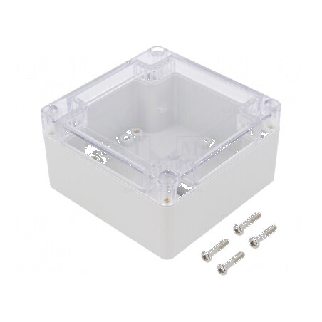Carcasă universală policarbonat IP65 100mm x 100mm x 55mm | Electronic-mag.ro | Componente Electronice