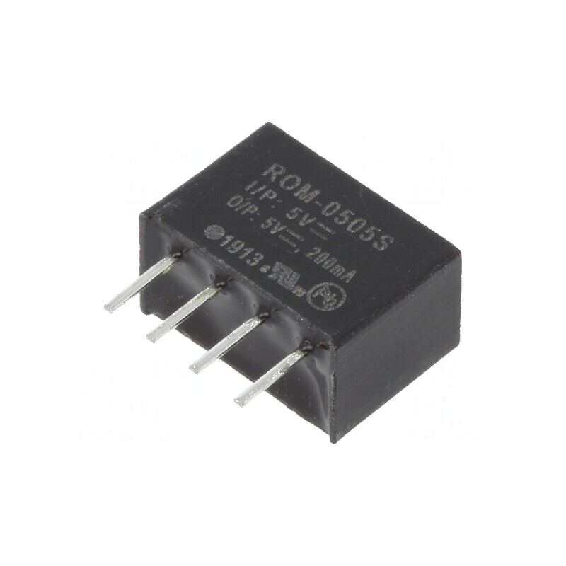 Convertor DC/DC 1W 4,5-5,5V la 5VDC 200mA SIP4 | Electronic-mag.ro | Componente Electronice Convertor DC/DC 1W 4,5-5,5V la 5VDC 200mA SIP4 | Electronic-mag.ro | Componente Electronice