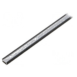 Profi modul LED lăptoasă neagră 1m aluminiu anodat | Electronic-mag.ro | Componente Electronice