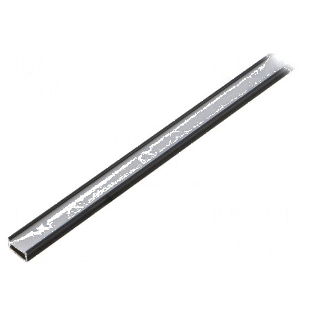 Profi modul LED lăptoasă neagră 1m aluminiu anodat | Electronic-mag.ro | Componente Electronice