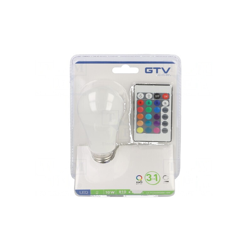 Lampă LED E27 10W 3000K 810lm 180° Alb Cald 230VAC | Electronic-mag.ro | Componente Electronice Lampă LED E27 10W 3000K 810lm 180° Alb Cald 230VAC | Electronic-mag.ro | Componente Electronice