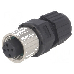 Conector M12 5 PIN mamă A-DeviceNet CANopen IP68 | Electronic-mag.ro | Componente Electronice