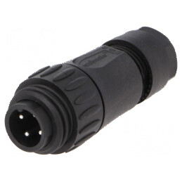 Conector circular mufă cablu PIN 4 tată terminal cu şurub | Electronic-mag.ro | Componente Electronice