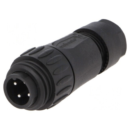 Conector circular mufă cablu PIN 4 tată terminal cu şurub | Electronic-mag.ro | Componente Electronice
