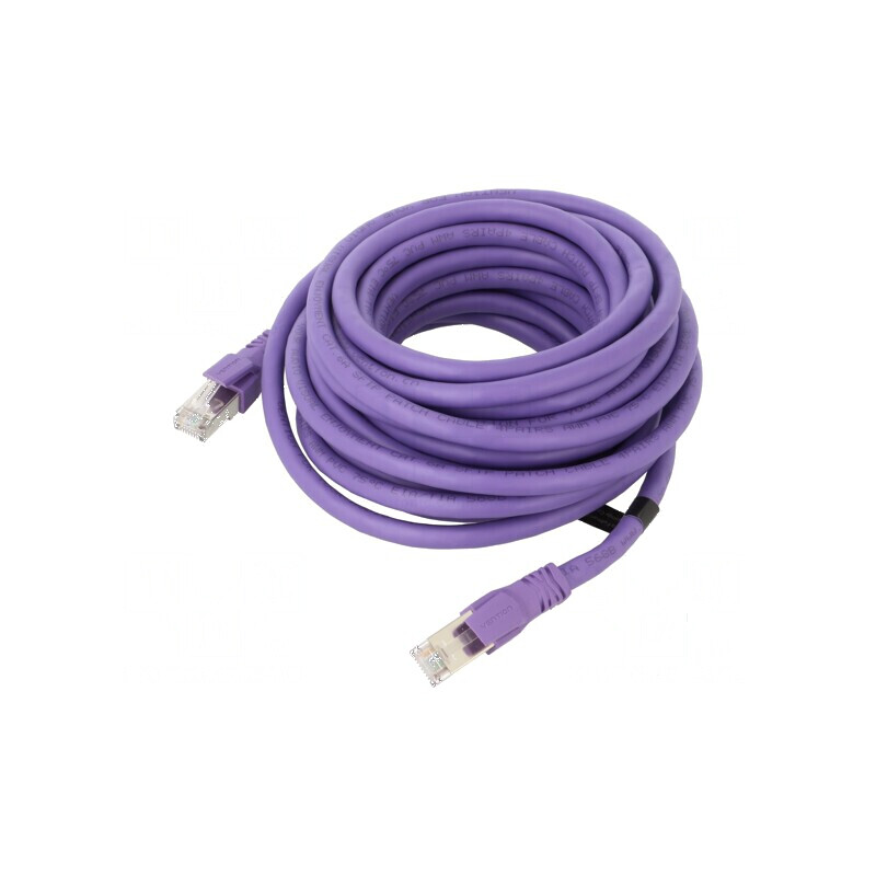 Patch cord S/FTP 6a litat OFC PVC violet 6m 26AWG | Electronic-mag.ro | Componente Electronice Patch cord S/FTP 6a litat OFC PVC violet 6m 26AWG | Electronic-mag.ro | Componente Electronice