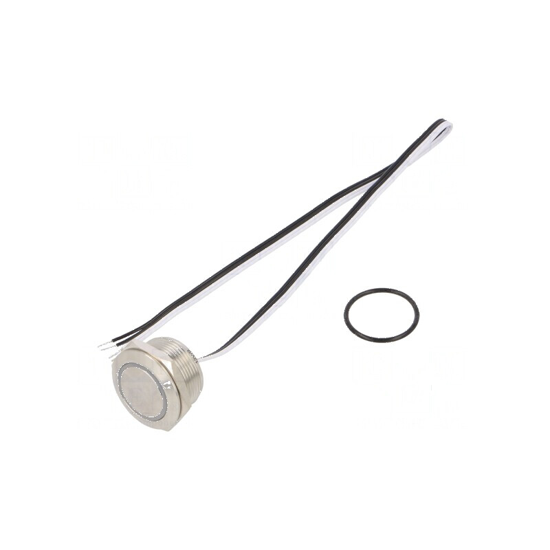 Comutator anti-vandalism Poz 2 SPST-NO 50mA 24VDC IP65 roșu | Electronic-mag.ro | Componente Electronice