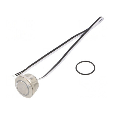 Comutator anti-vandalism Poz 2 SPST-NO 50mA 24VDC IP65 roșu | Electronic-mag.ro | Componente Electronice