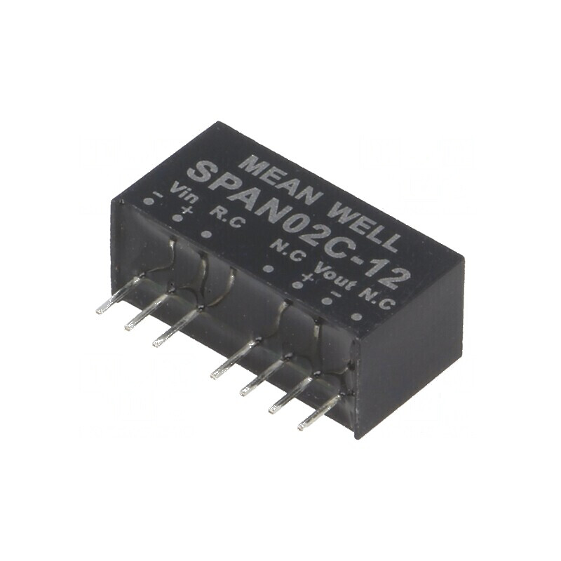 Convertor DC/DC 2W 36-75V la 12VDC SIP8 | Electronic-mag.ro | Componente Electronice Convertor DC/DC 2W 36-75V la 12VDC SIP8 | Electronic-mag.ro | Componente Electronice