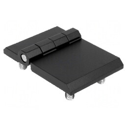 Balama 90mm aluminiu zinc negru H: 60mm | Electronic-mag.ro | Componente Electronice