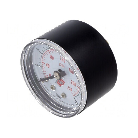 Manometru 0-16 bar pentru lichide neagresive și gaze inerte, 40mm | Electronic-mag.ro | Componente Electronice