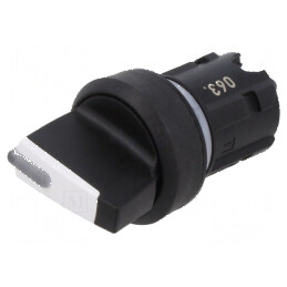 Comutator rotativ 22mm negru proeminent Poz. 3 | Electronic-mag.ro | Componente Electronice