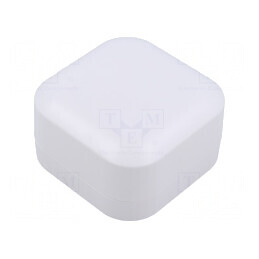 Carcasă universală ABS albă IP54 80mm x 80mm x 45mm 1556 | Electronic-mag.ro | Componente Electronice