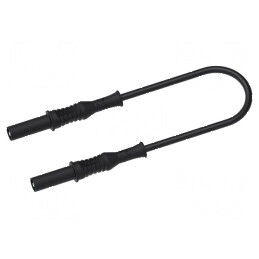 Cablu de măsurare 12A cu mufă banană 4 mm, 2 capete | Electronic-mag.ro | Componente Electronice