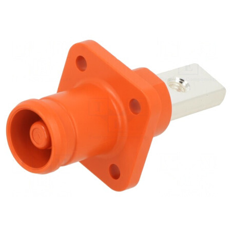 Conector alimentare DC soclu tată PIN 1 pentru montare pe panou | Electronic-mag.ro | Componente Electronice