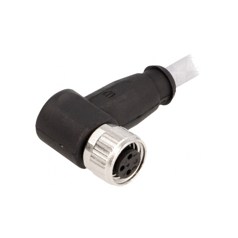 Conector M8 mamă 3 pini unghi 90° cu cablu 1m PVC | Electronic-mag.ro | Componente Electronice Conector M8 mamă 3 pini unghi 90° cu cablu 1m PVC | Electronic-mag.ro | Componente Electronice