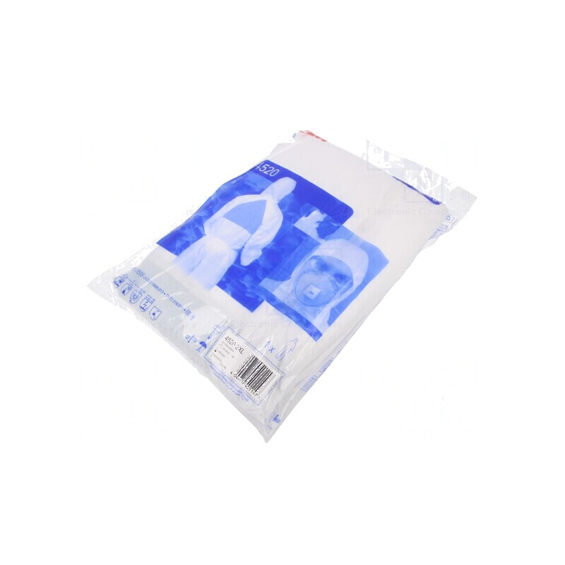 Combinezon de protecție alb 4520 XXL | Electronic-mag.ro | Componente Electronice Combinezon de protecție alb 4520 XXL | Electronic-mag.ro | Componente Electronice