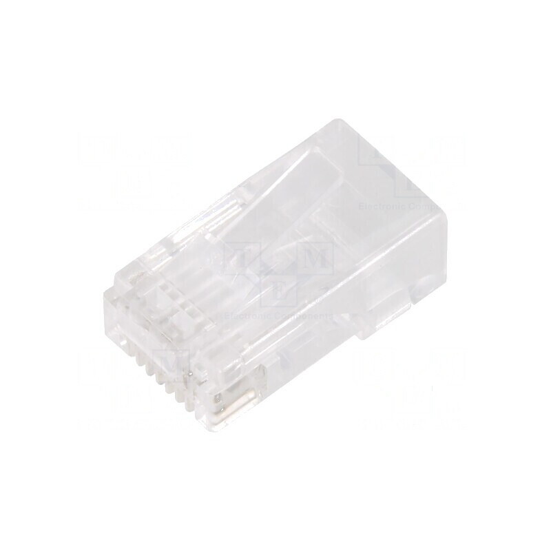 Conector RJ45 Cat 6 ecranat 8p8c IDC | Electronic-mag.ro | Componente Electronice Conector RJ45 Cat 6 ecranat 8p8c IDC | Electronic-mag.ro | Componente Electronice