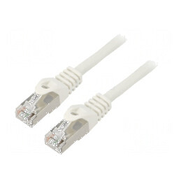 Patch cord F/UTP 6 litat CCA PVC alb 30m 26AWG | Electronic-mag.ro | Componente Electronice