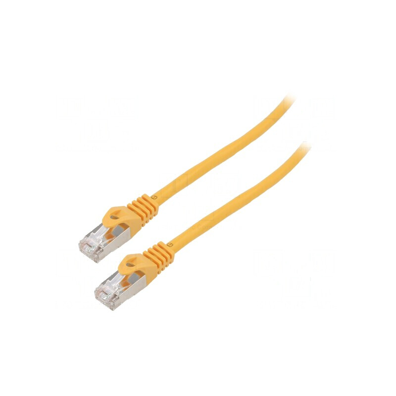 Patch cord F/UTP 6 litat CCA PVC galben 30m 26AWG | Electronic-mag.ro | Componente Electronice Patch cord F/UTP 6 litat CCA PVC galben 30m 26AWG | Electronic-mag.ro | Componente Electronice