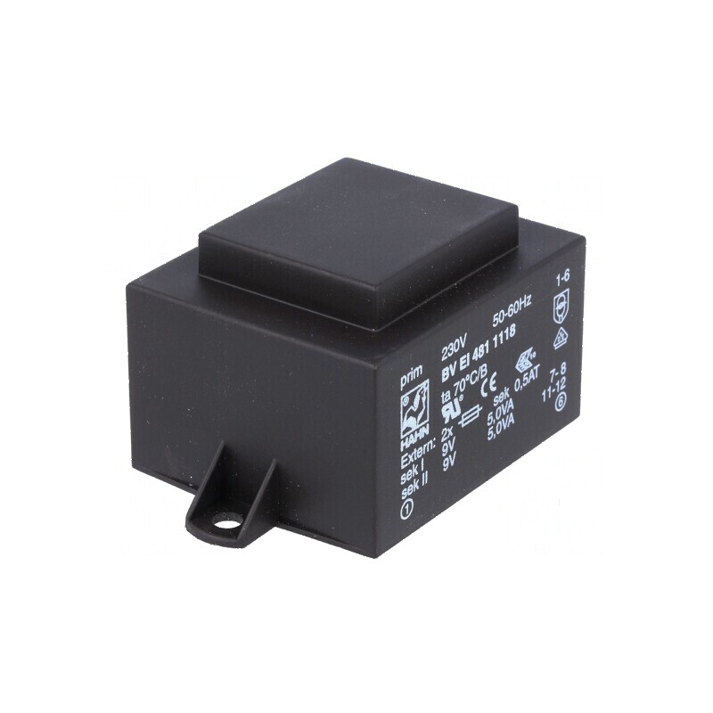 Transformator încapsulat 10VA 230VAC 9V 556mA PCB | Electronic-mag.ro | Componente Electronice Transformator încapsulat 10VA 230VAC 9V 556mA PCB | Electronic-mag.ro | Componente Electronice