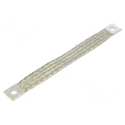 Trese bandă de împământare 25mm² Ø1: 9mm Ø2: 9mm L: 200mm | Electronic-mag.ro | Componente Electronice