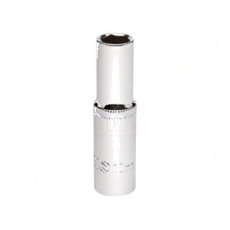 Cap tubular HEX 10mm 3/8 inch 6 puncte oţel crom-vanadium 64mm | Electronic-mag.ro | Componente Electronice