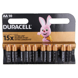 Baterie alcalină AA 1,5V nereîncărcabilă 10 bucăți BASIC | Electronic-mag.ro | Componente Electronice